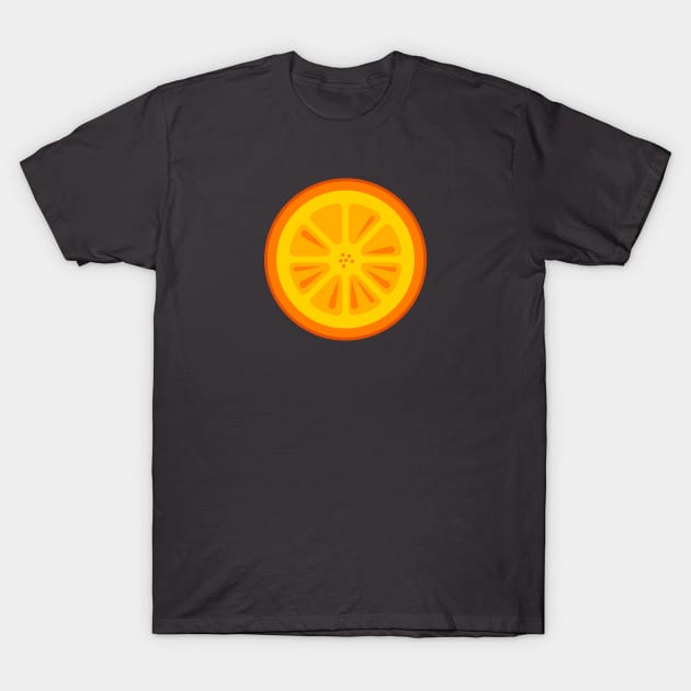 Orange Fruit Slice T-Shirt by THP Creative